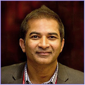 Head and shoulders portrait of Manoj Vadher