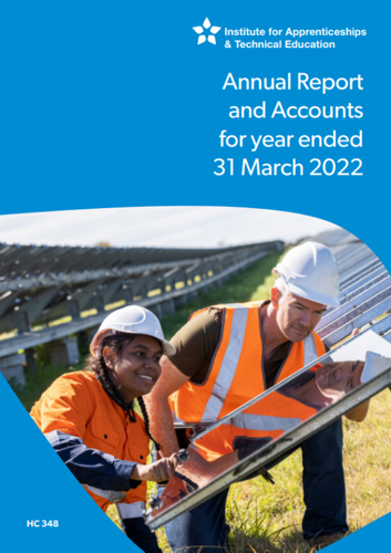 Annual Report and Accounts 2021 to 2022 cover